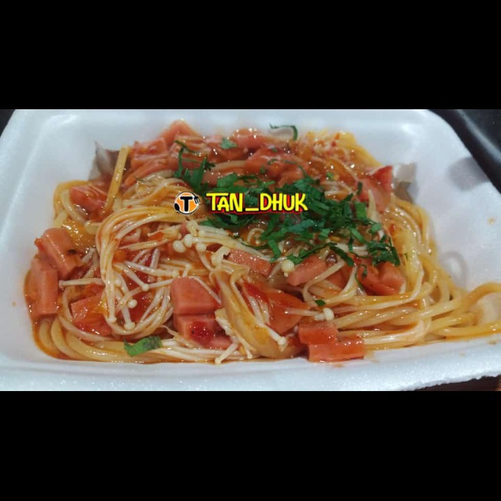 Spaghetti Ennoki Korean Saos