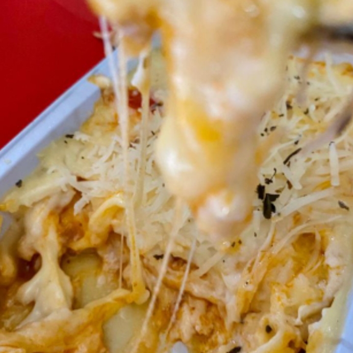 Spaghetti brulee