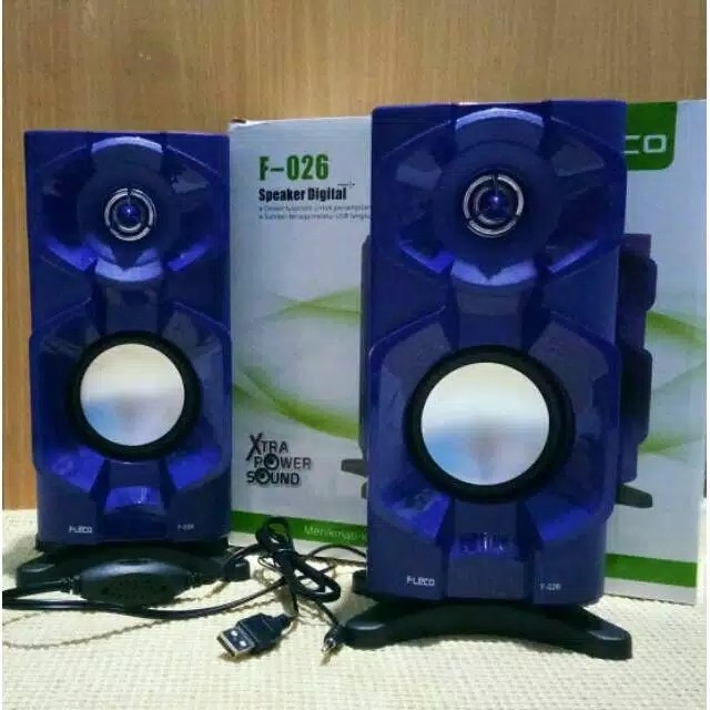 Speaker Aktif FLECO F-026 Digital Musik Audio Komputer