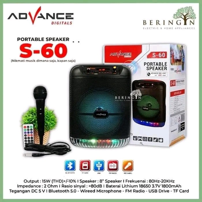 Speaker Bluetooth Advance S-60