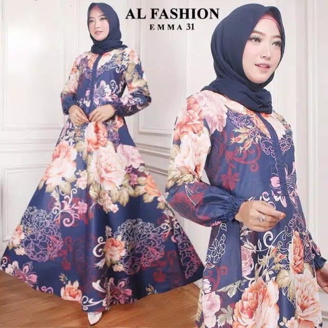 Spesial promo barang ASLI maxi long dress emma busana 2