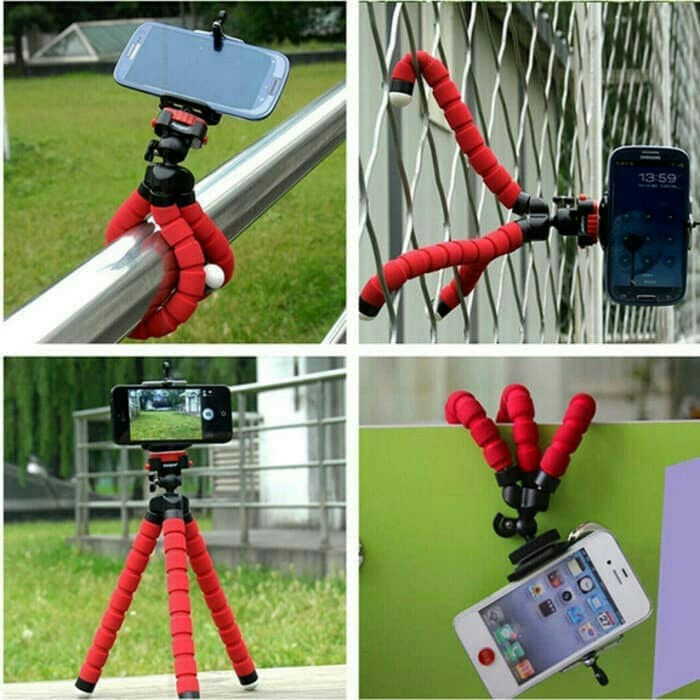 Spider Mini Tripod Free Holder Gorillapod Standing Hp Flexible 4