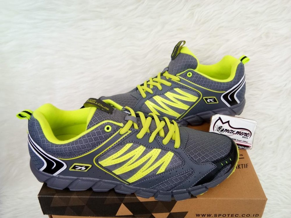 Spotec SPC 2.5 Sepatu Lari Wanita - Dark Grey-Green