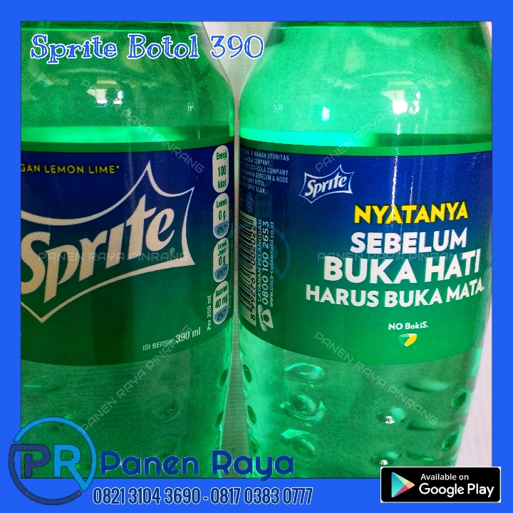 Sprite Botol 390ml - PCS 2