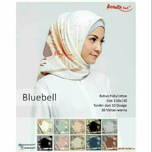 Square Azzura Bluebell