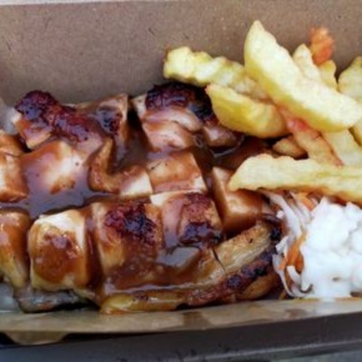 Steak Ayam Tanpa Tepung Saus Barbeque