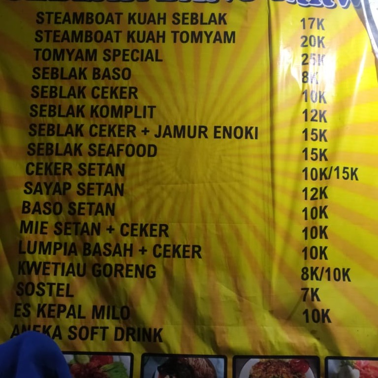 Steam Boat Kuah Seblak