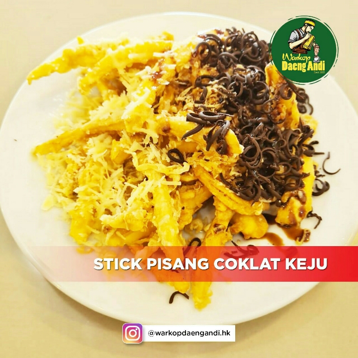 Stick Pisang Coklat Keju