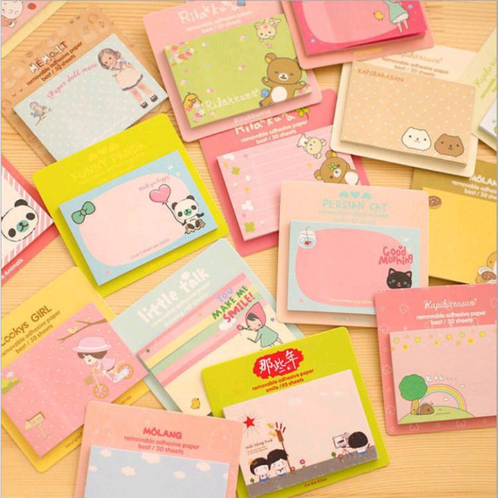 Sticky notes kartun