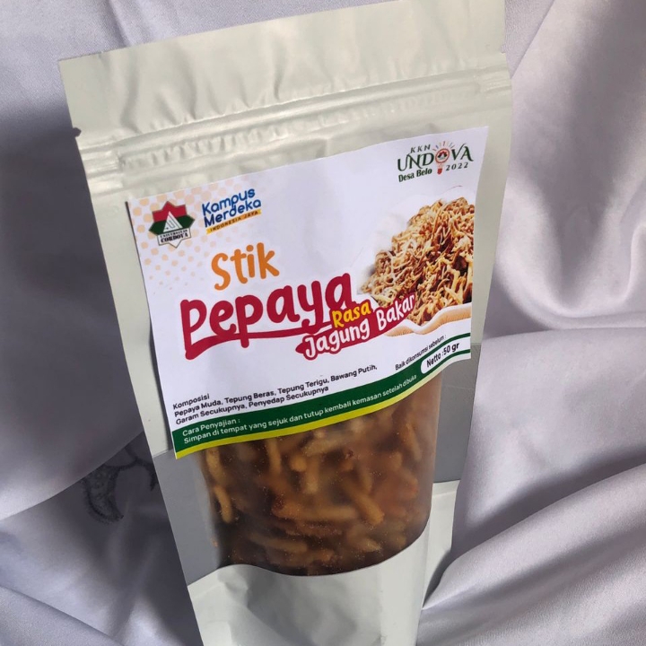 Stik Pepaya Rasa Jagung Bakar