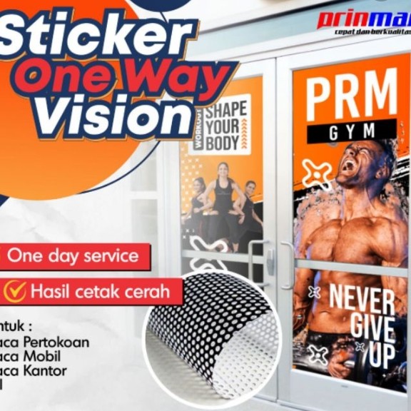Stiker One Way 3