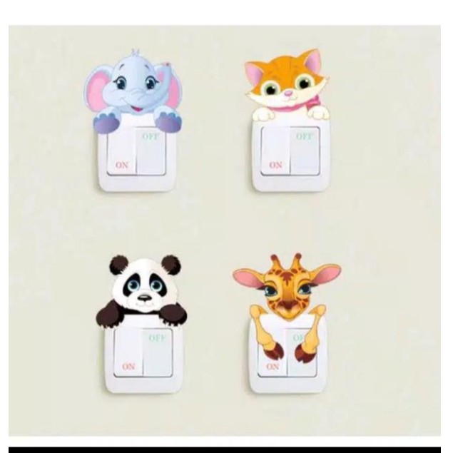 Stiker Saklar Animal