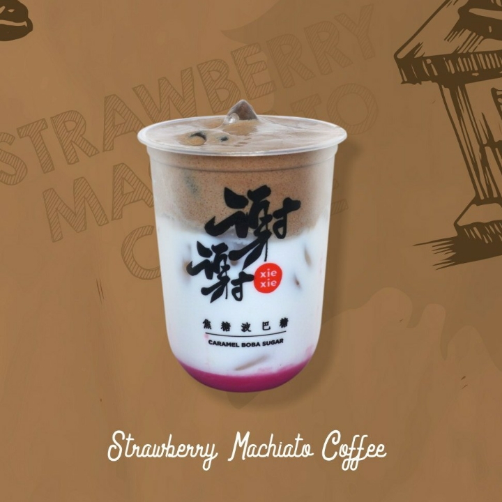 Strawberry Machiato Coffe