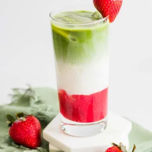Strawberry Matcha Latte