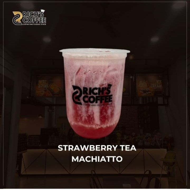 Strawberry Tea Machiatto