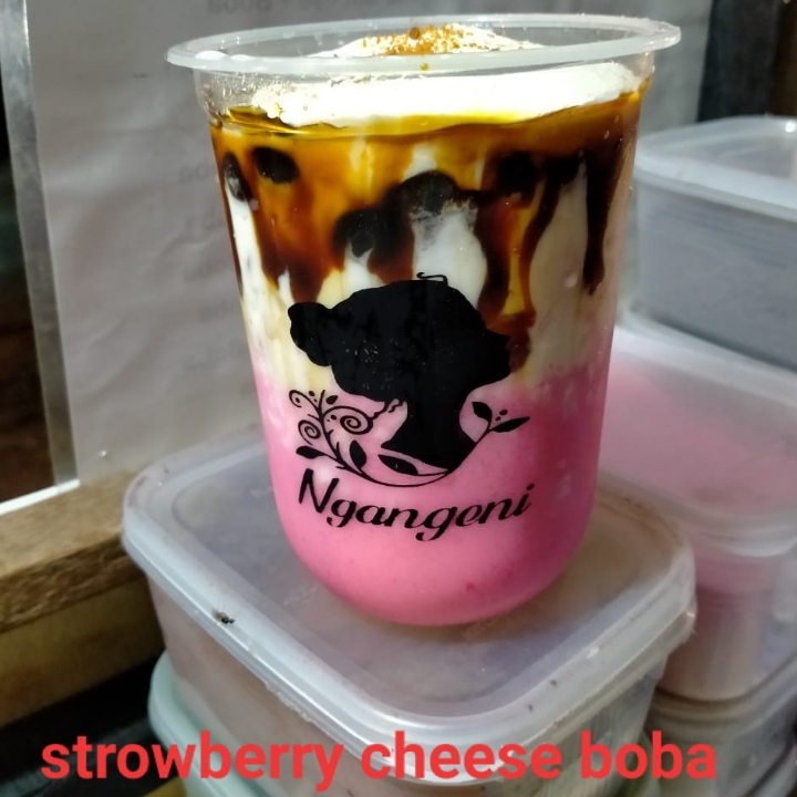 Strowberry Cheese Boba