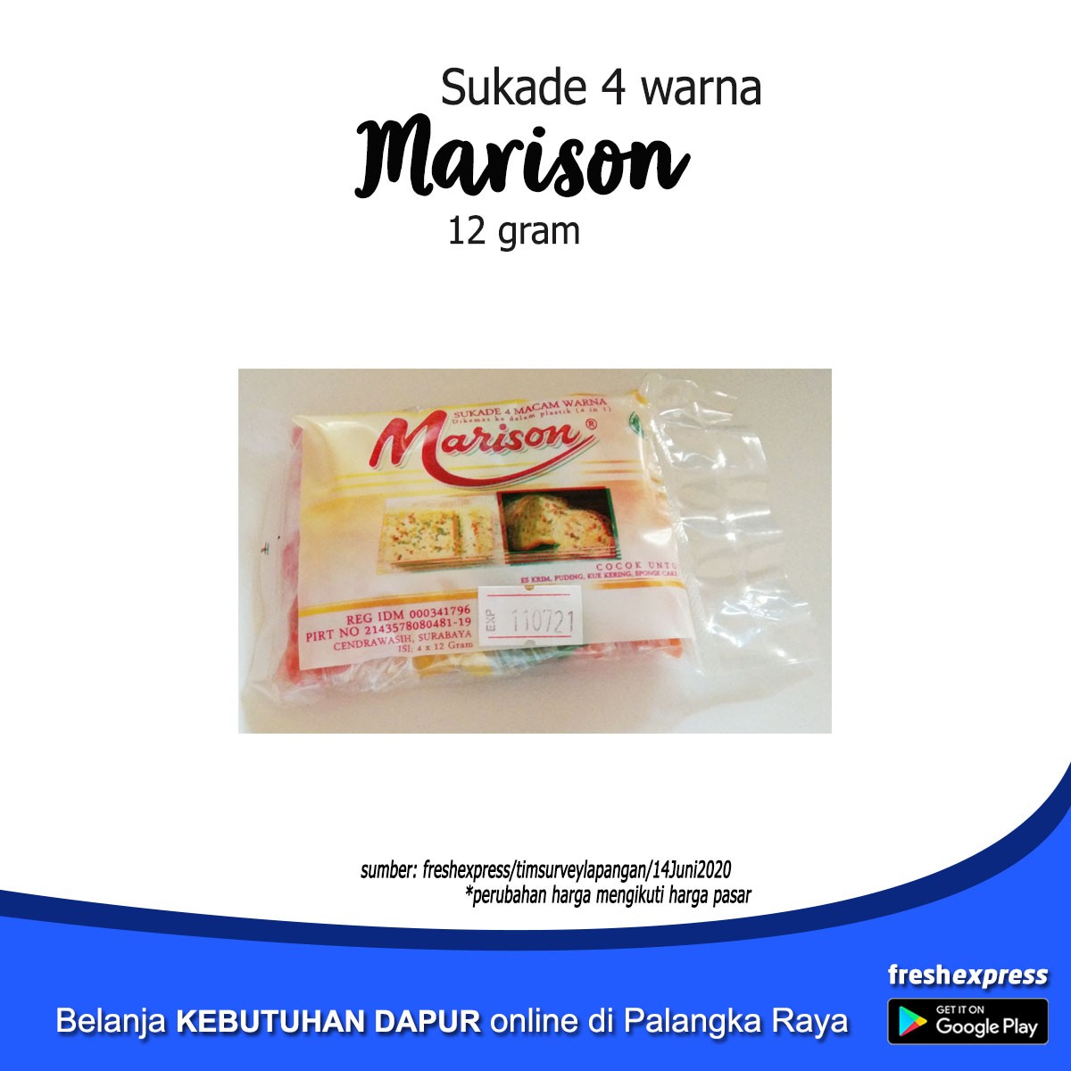 Sukade Merk Marison 12 Gram