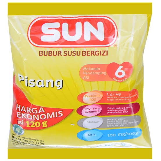 Sun Bubur Pisang 120 Gram