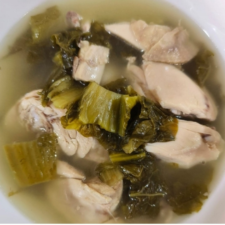 Sup Ayam Sayur Masin