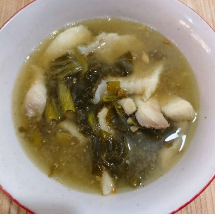Sup Ikan Sayur Asin