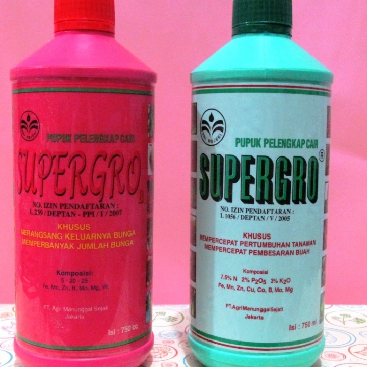 Pupuk Supergro B 750 Ml