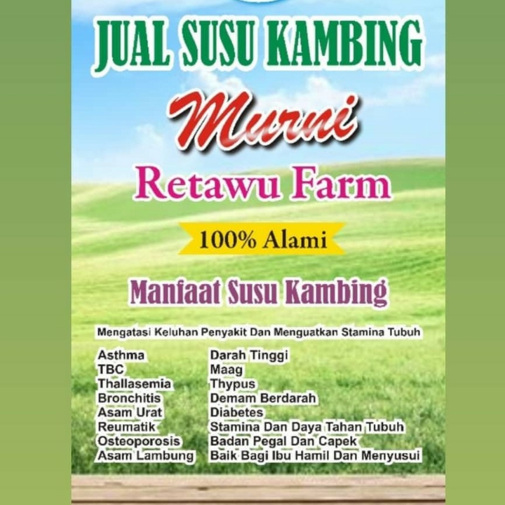 Susu Kambing Retawu Farm 1000 ml