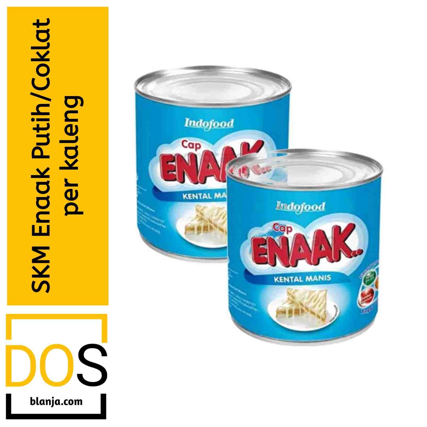 Susu Kental Manis Enaak Putih Coklat