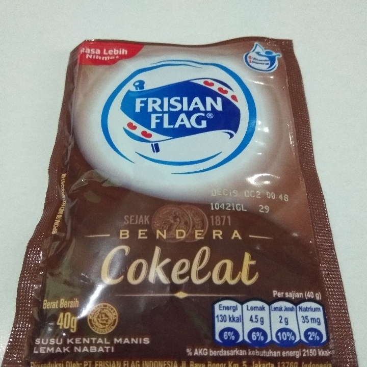 Susu Sachet Frisian Flag Cokelat