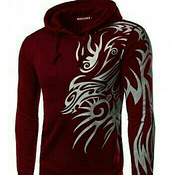 Sw Hoodie Dragon Maroon