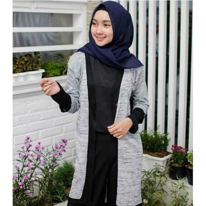 Sweater  Outer Long Cardigan - FAM 007