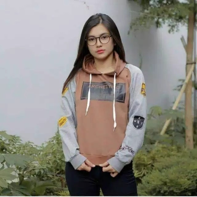 Sweater  jaket hodie ARCHETYPIC bahan babyterry fit L 2