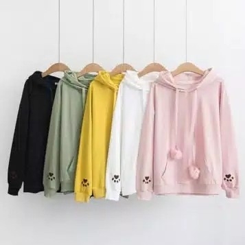 Sweater Hodie Foot Cat