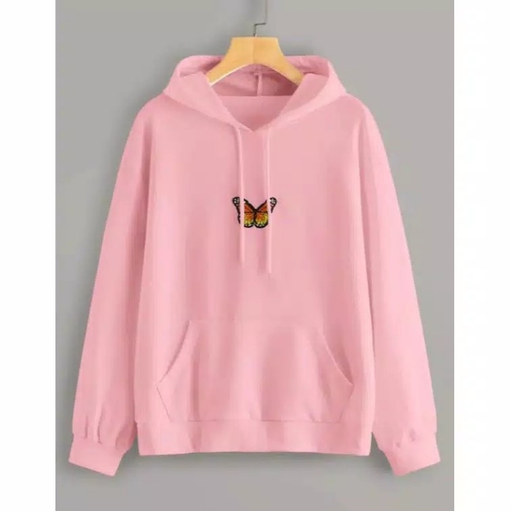 Sweater Hodie Wanita Hodie Kupu Kupu 2
