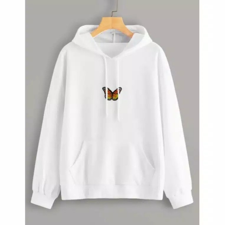 Sweater Hodie Wanita Hodie Kupu Kupu 4