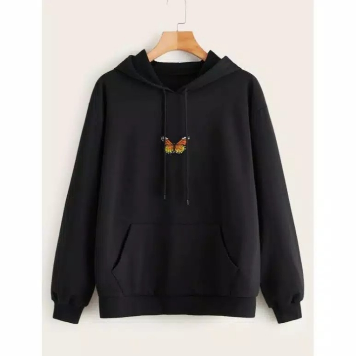 Sweater Hodie Wanita Hodie Kupu Kupu 5