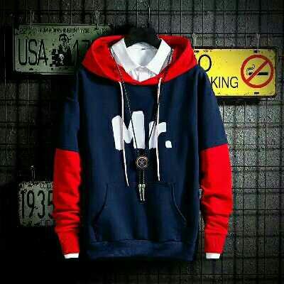 Sweater Hoodie MR Tersedia 3 Warna