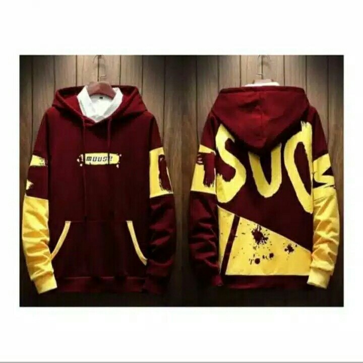 Sweater Hoodie Mous Pria tersedia 2 Warna