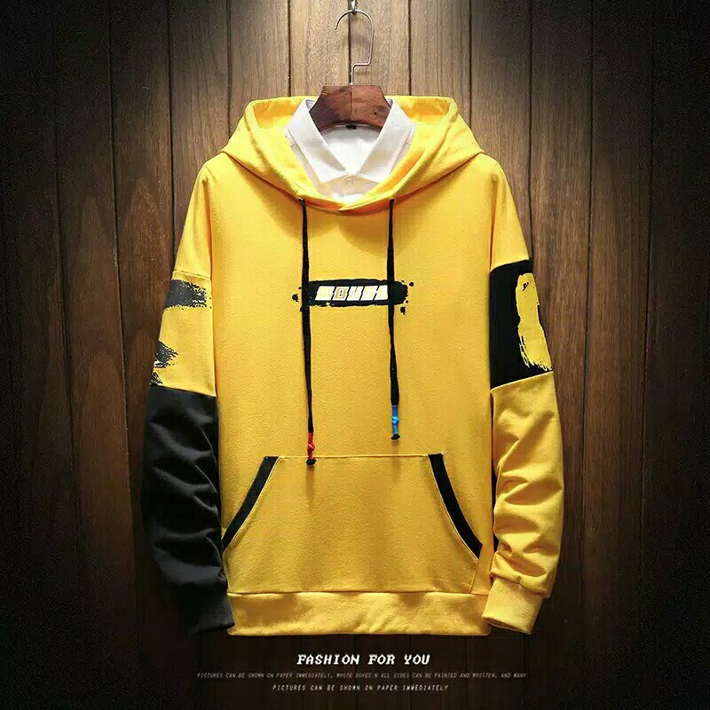 Sweater Hoodie Mous Pria tersedia 2 Warna 2