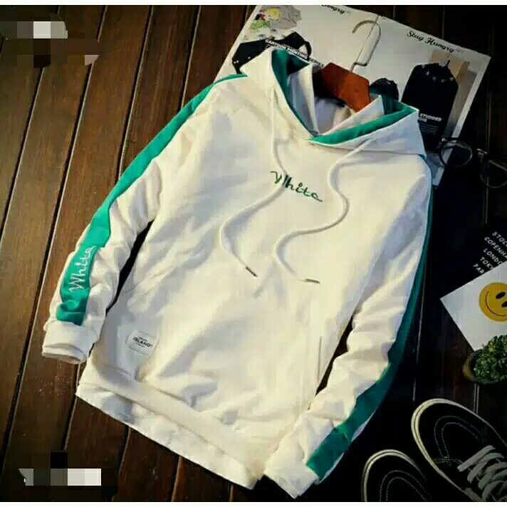 Sweater Hoodie White Tersedia 4 Warna 3