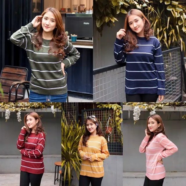 Sweater Rajut Knit Zia Adeline blaster 2