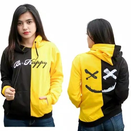 Sweater Wanita  BE HAPPY  sweater murah  sweater korea  sweater Lu