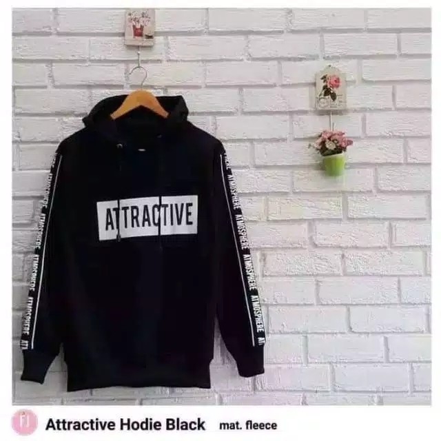 Sweater hodie ATTRACTIVE bahan babyterry fit L 2