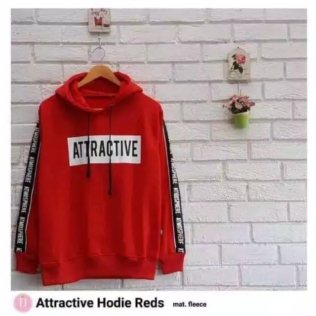 Sweater hodie ATTRACTIVE bahan babyterry fit L 3