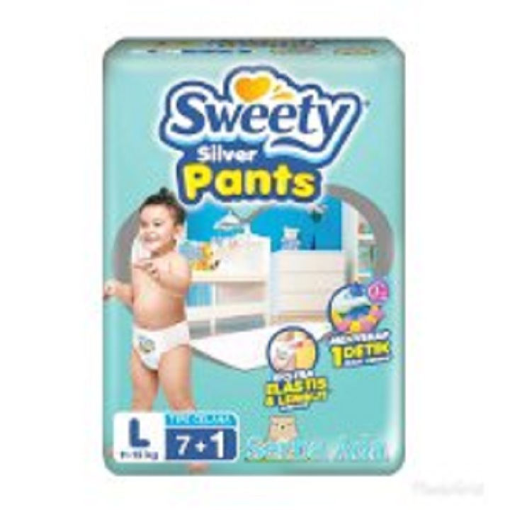 Sweety Silver Pants uk L 7+1 pcs