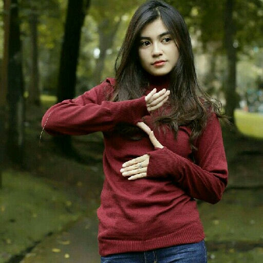 Sweter Wanita Long Neck