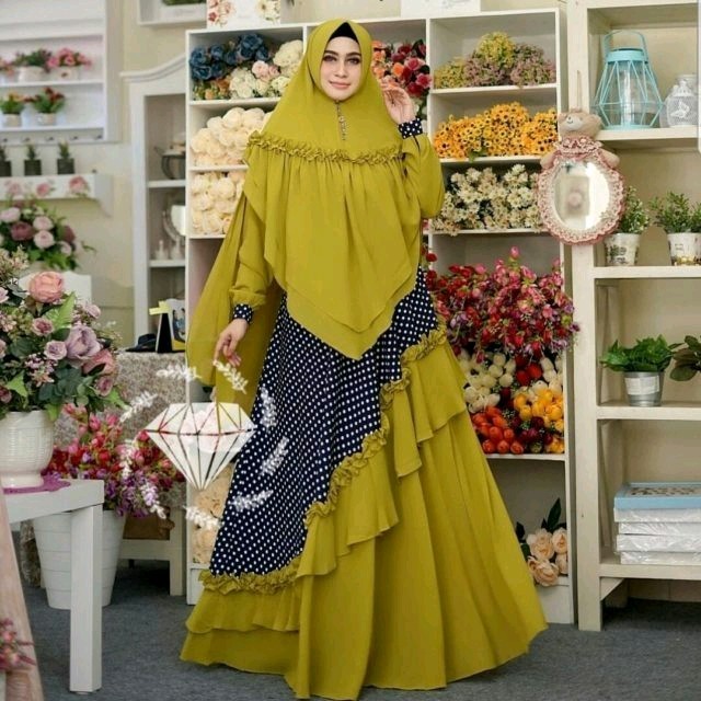 Syari Ekaria Polka Lime