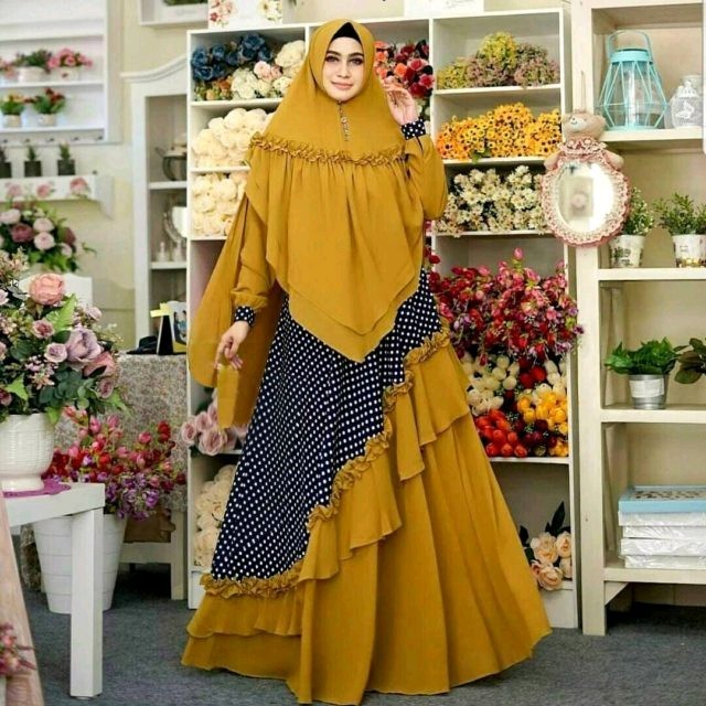 Syari Ekaria Polka Mustard