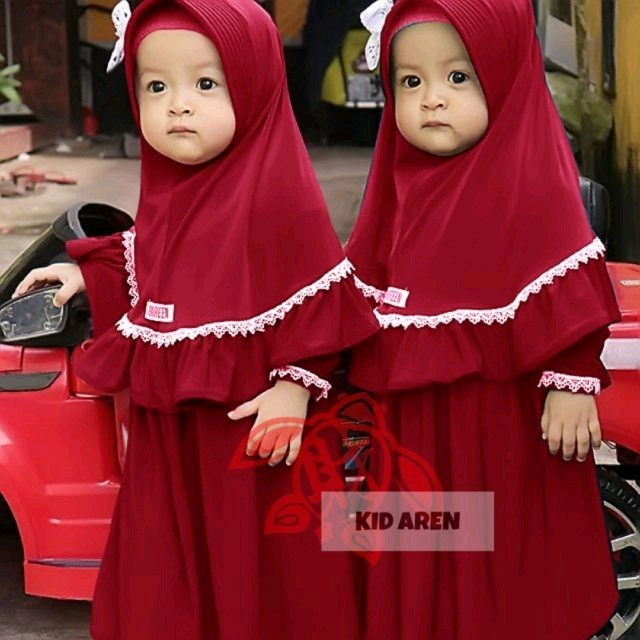 Syari Kid Aren Maroon