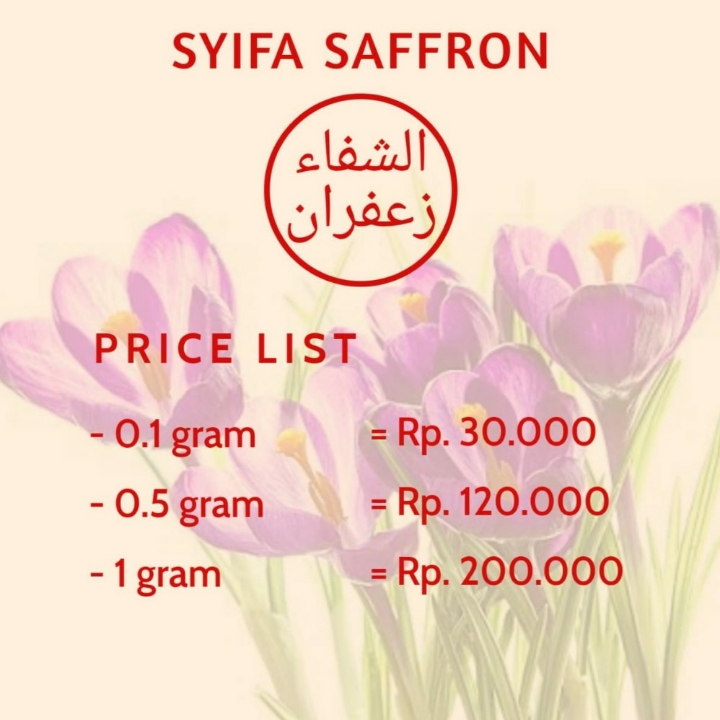 Syifa Saffron Super Negin No 1