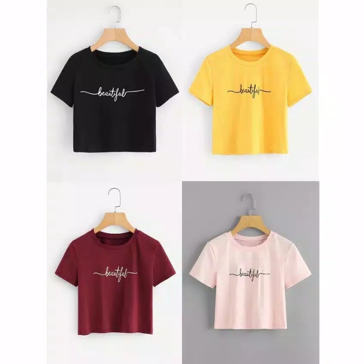 T-SHIRT TEE BTF CROP